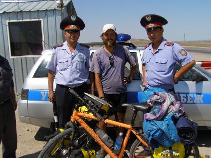 Polizeikontrolle Kasachstan