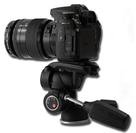 Canon EOS 70D mit Manfrotto Video Stativ